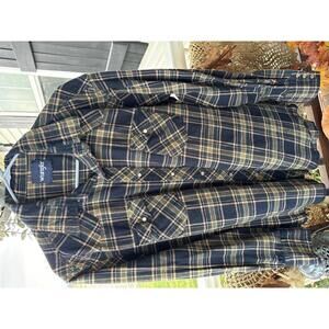Wrangler Plaid Casual Shirt for Men